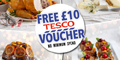 Free £10 Tesco Voucher with No Minimum Spend