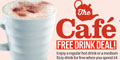Free Hot or Fizzy Drink at Morrisons Cafe
