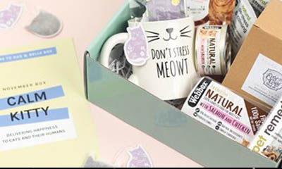 Win 1 of 5 Gus & Bella Cat Subscription Boxes