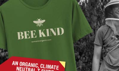 Free Bee Kind T-Shirt from Grow Fruit & Veg