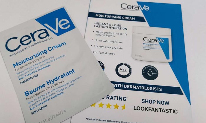 Free CeraVe Moisturising Cream Free Sample Arrived