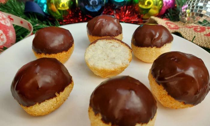 Chocolate Dipped Coconut Snowball Recipe