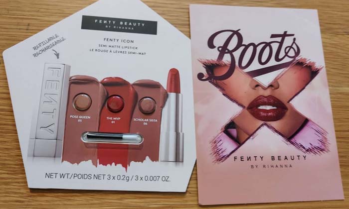 Fenty Icon Lipstick Free Sample Landed!