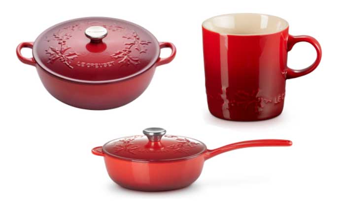 Le Creuset New Holly Collection