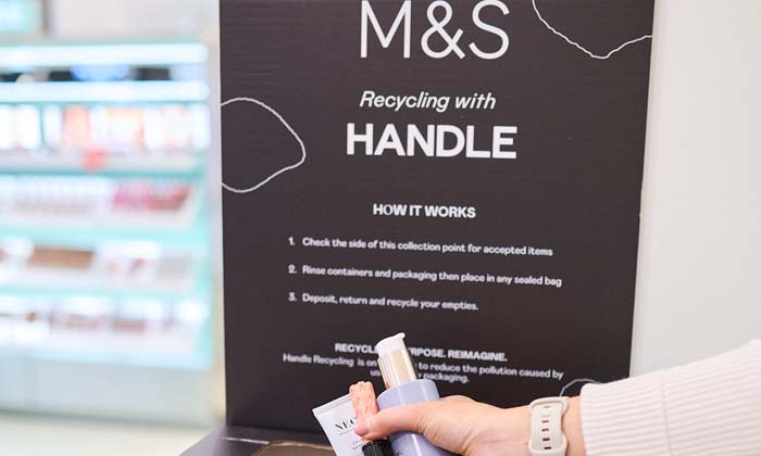 M&S Introduces Beauty Takeback Scheme