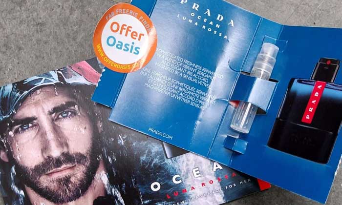 Prada Luna Rossa Ocean aftershave freebie arrived