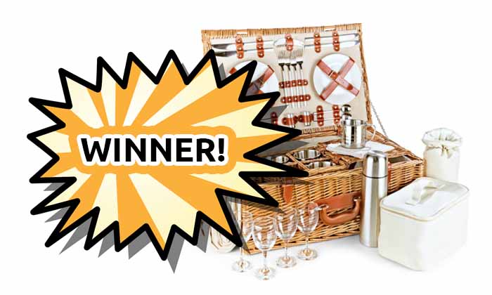 Winner of our Luxury Picnic basket competition announced