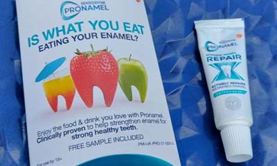Sensodyne Pronamel Toothpaste Sample Proof