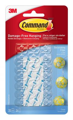 Command Decoration Clips for Christmas and Fairy Light £3.00