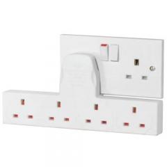 4 Gang Wall Socket just 5.99