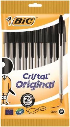 42% off BIC Cristal Original Ballpoint Pens Black 10 Pack