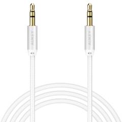 £5 off AUKEY Aux Cable Nylon Braided Cable 1.2m