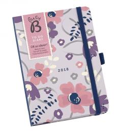 50% off Busy B 2018 To Do Diary Floral Design with Lists