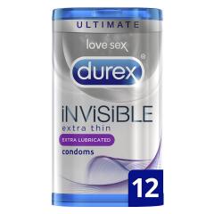6 off Durex Extra Invisible Lubricated Condoms - Pack of 12