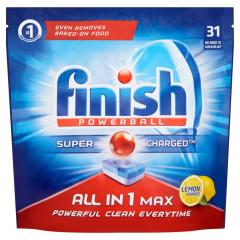 20 for Finish All in One Max 31 Lemon Dishwasher Tablets
