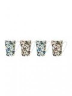 Floral 4 piece Mug set nearly 75% off