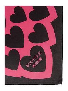 £25 Off Boutique Moschino Silk Hearts Scarf