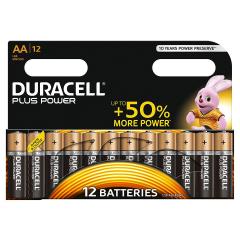£5.50 for Pack of 12 Duracell AA Plus Power Batteries