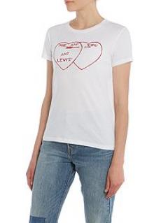 Levi's Heart Graphic Tee less than half price!!