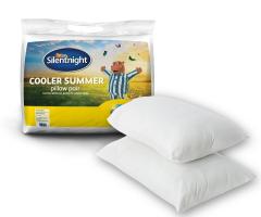 Pack of 2 Silentnight Cooler Summer Pillow Just £12