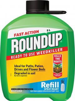 3 off Roundup Fast Action Weedkiller Pump