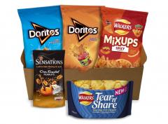 £6 for Walkers Doritos and Sensations Crisps & Snacks Party