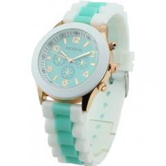 Women's Geneva Silicone Gel Quartz Wrist Watch just 2.60