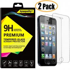 67% off 2-Pack iPhone 5S 5 5C SE Screen Protector