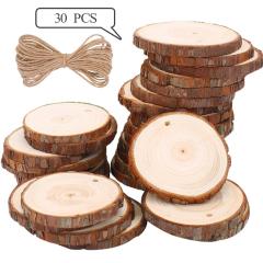 54% off 30 PCS Wood Slices 6-7 cm Natural Wood Slices