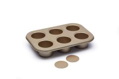 Â£11.20 off 6-Hole Non-Stick Deep Pie / Tart Baking Tin