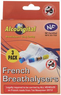 Â£7 for AlcoDigital French NF Approved Breathalyzer