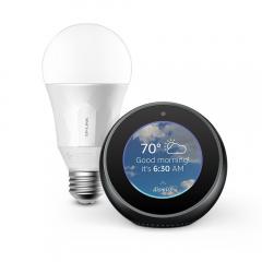 Â£23 off Amazon Echo Spot - Black + TP-Link Smart LED Wi-Fi