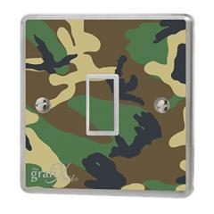 25% off Army Camouflage Light Switch Sticker Vinyl