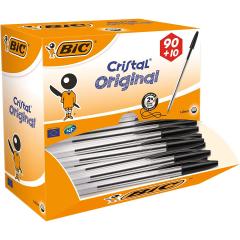 38% off BIC Cristal Original Ballpoint Pens Black 90+10 Box