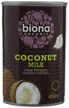 43% off Biona Organic Coconut Milk, 400 ml, Pack of 6