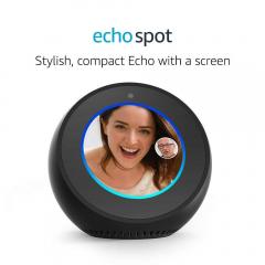 £20 off Certified Refurbished Amazon Echo Spot - Black