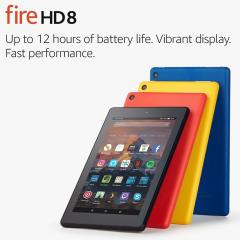 £55 for Certified Refurbished Fire HD 8 Tablet with Alexa
