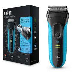 £49 for Electric Shaver Black Blue Rechargeable and Cordless