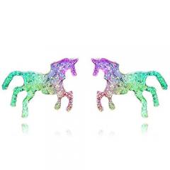 £4.50 for eUnique - Colourful Unicorn Earrings