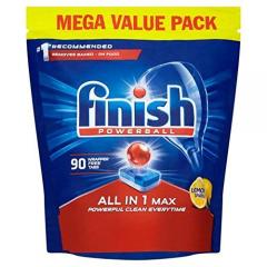 Â£10 for Finish All in 1 Max Dishwasher Tablets, Lemon Scent