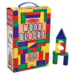 Â£7 off Melissa & Doug Wooden Building Blocks Set