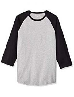 £6.75 for Men's Slim-fit 3/4 Sleeve Baseball T-Shirt