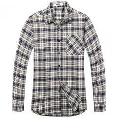 Â£13.59 for Men's Long Sleeve Plaid Flannel Shirt