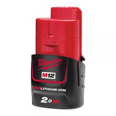 63% off Milwaukee M12B2 2.0Ah Lithium-Ion Battery