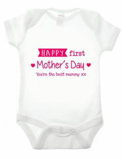 New Mum Mother's Day Baby Grow Gift