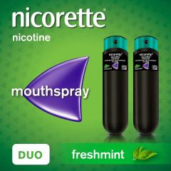 £15 off Nicorette QuickMist Mouth Spray Duo Pack