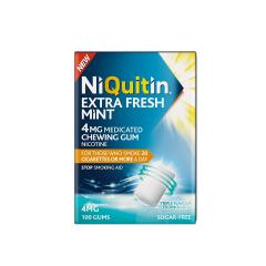 58% off NiQuitin Extra Fresh Mint Gum, 4 mg, 100 Gums
