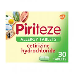 Â£6 off Piriteze Antihistamine Allergy Relief Tablets