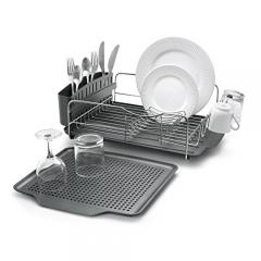 £25 for Polder 4-Piece Advantage Dish Rack System, Grey