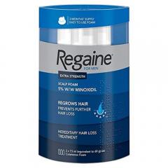 49% off Regaine For Men Hair Regrowth Foam, 3 x 73 ml